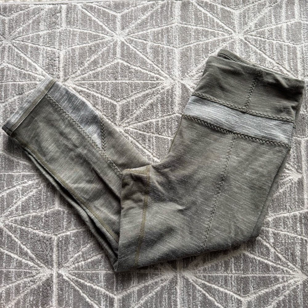 Prana Olive Green Capri Leggings